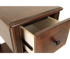 Breegin Brown End Table With Removable Tray -Furniture Haven Shop 810363185 10