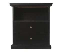 Maribel Black Nightstand -Furniture Haven Shop 810363205 4