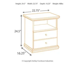 Maribel Black Nightstand -Furniture Haven Shop 810363205 5
