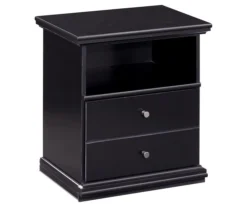 Maribel Black Nightstand -Furniture Haven Shop 810363205 6