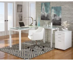 Baraga White L-Shaped Corner Desk 11 Baraga White L-Shaped Corner Desk -Furniture Haven Shop 810389269 1
