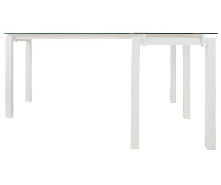 Baraga White L-Shaped Corner Desk 8 Baraga White L-Shaped Corner Desk - Image 8