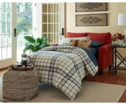 Absalom Natural Chenille Pouf -Furniture Haven Shop 810389289 2