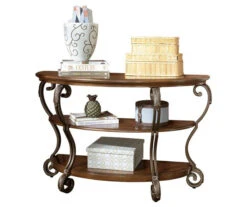 Nestor Brown Console Table -Furniture Haven Shop 810408930 5
