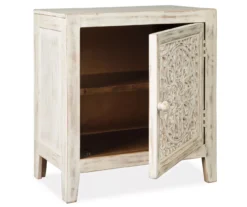 Fossil Ridge White Accent Cabinet -Furniture Haven Shop 810431483 3