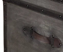 Amsel Gray Storage Trunk -Furniture Haven Shop 810458018 6