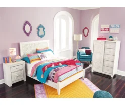 Paxberry Whitewash Carved Medallion Full Headboard 10 Paxberry Whitewash Carved Medallion Full Headboard -Furniture Haven Shop 810458221 3 1