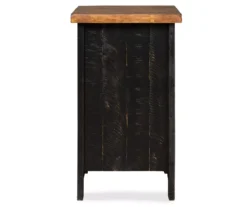 Valebeck Black & Brown Two-Tone Chairside End Table -Furniture Haven Shop 810458251 5