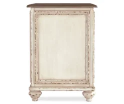 Realyn White & Brown Two-Tone Chairside End Table 10 Realyn White & Brown Two-Tone Chairside End Table -Furniture Haven Shop 810458285 3