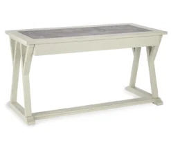 Jonileene White-Gray Desk -Furniture Haven Shop 810485166 3