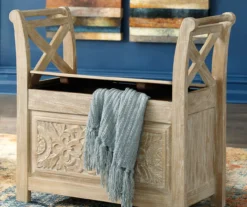 Fossil Ridge Storage Bench -Furniture Haven Shop 810495204 4
