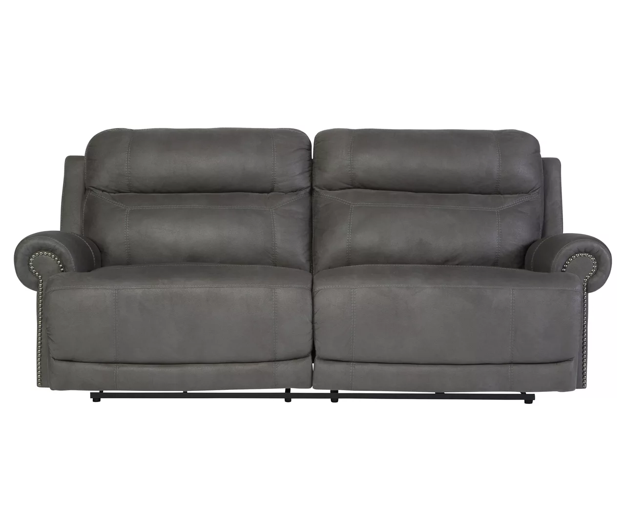 Austere Gray 2-Seat Reclining Sofa 1 Austere Gray 2-Seat Reclining Sofa