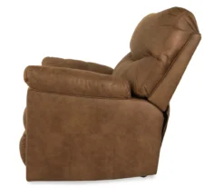 Boxberg Bark Faux Leather Rocker Recliner -Furniture Haven Shop 810519666 2