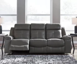 Jesolo Gray Reclining Sofa -Furniture Haven Shop 810519671 2