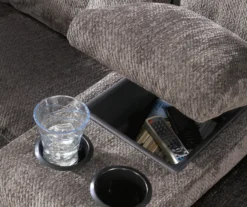 Acieona Slate Reclining Console Loveseat -Furniture Haven Shop 810519689 2