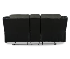 Earhart Faux Leather Reclining Console Loveseat -Furniture Haven Shop 810519695 2