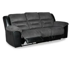 Earhart Faux Leather Reclining Sofa -Furniture Haven Shop 810519696 4