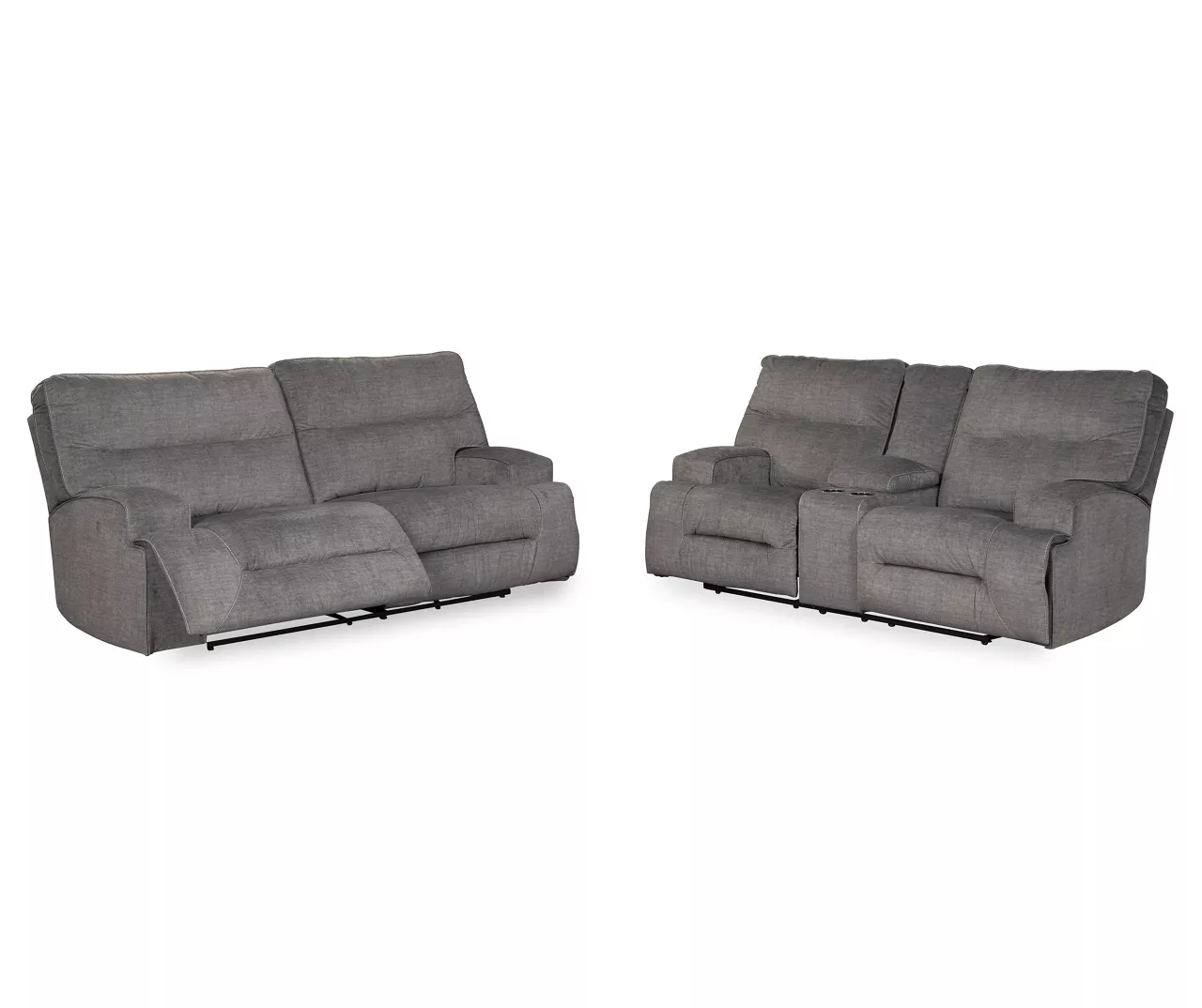Coombs Charcoal Reclining Sofa 3 Coombs Charcoal Reclining Sofa - Image 3