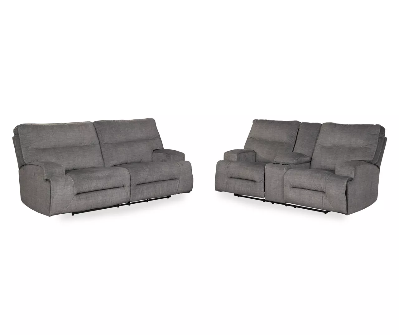 Coombs Charcoal Reclining Sofa 2 Coombs Charcoal Reclining Sofa - Image 2