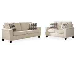 Abinger Cream Loveseat 13 Abinger Cream Loveseat -Furniture Haven Shop 810519727 810519731 2