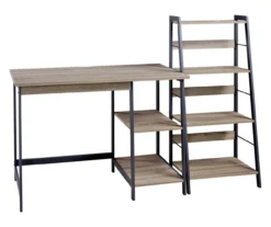Soho 2-Piece Home Office Desk & Bookshelf Set