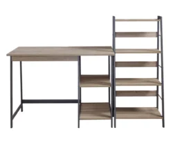 Soho 2-Piece Home Office Desk & Bookshelf Set -Furniture Haven Shop 810542285 4