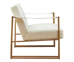 Kleemore Ostrich Embossed Leather Accent Chair -Furniture Haven Shop 810542293 2