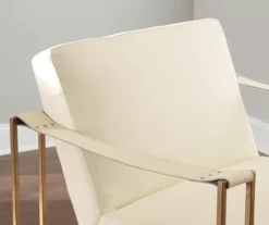 Kleemore Ostrich Embossed Leather Accent Chair -Furniture Haven Shop 810542293 4