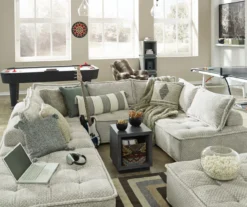 Bales Checkered Taupe Upholstered Accent Chair -Furniture Haven Shop 810542299 10