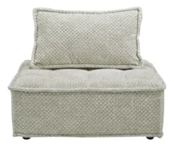 Bales Checkered Taupe Upholstered Accent Chair -Furniture Haven Shop 810542299 2