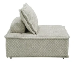 Bales Checkered Taupe Upholstered Accent Chair -Furniture Haven Shop 810542299 3