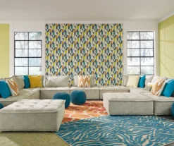 Bales Checkered Taupe Upholstered Accent Chair -Furniture Haven Shop 810542299 5