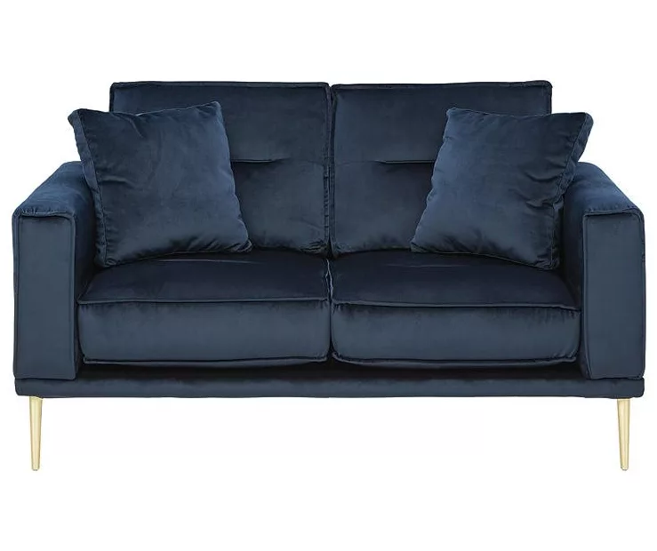 Macleary Navy Loveseat 1 Macleary Navy Loveseat
