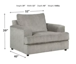 Soletren Ash Oversize Armchair -Furniture Haven Shop 810587413 21 1