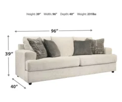 Soletren Stone Queen Sleeper Sofa -Furniture Haven Shop 810587415 8 1