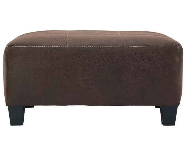 Signature Design By Ashley Navi Faux Leather Oversized Accent Ottoman 6 Signature Design By Ashley Navi Faux Leather Oversized Accent Ottoman - Image 6