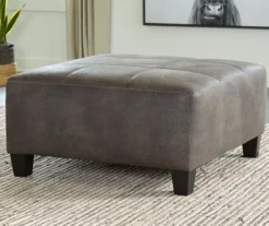 Signature Design By Ashley Navi Faux Leather Oversized Accent Ottoman 10 Signature Design By Ashley Navi Faux Leather Oversized Accent Ottoman -Furniture Haven Shop 810587441 4 1