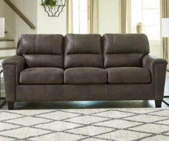 Signature Design By Ashley Navi Faux Leather Sofa -Furniture Haven Shop 810587443 6