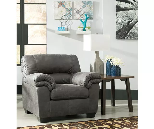 Signature Design By Ashley Bladen Faux Leather Armchair 3 Signature Design By Ashley Bladen Faux Leather Armchair - Image 3