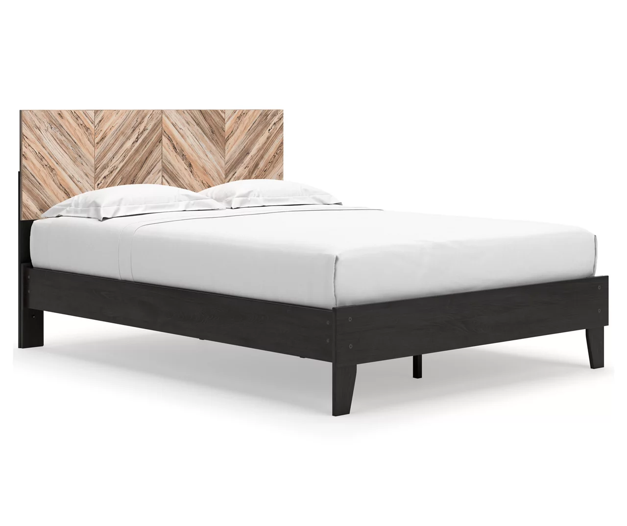 Piperton Black Queen Platform Bed Base 8 Piperton Black Queen Platform Bed Base - Image 8