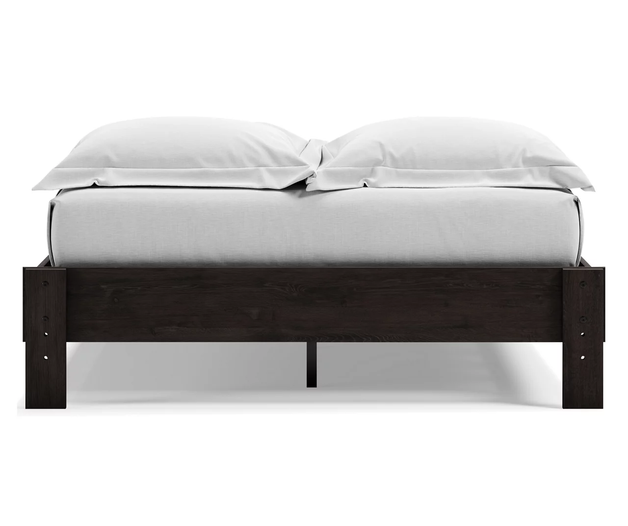 Piperton Black Queen Platform Bed Base 7 Piperton Black Queen Platform Bed Base - Image 7