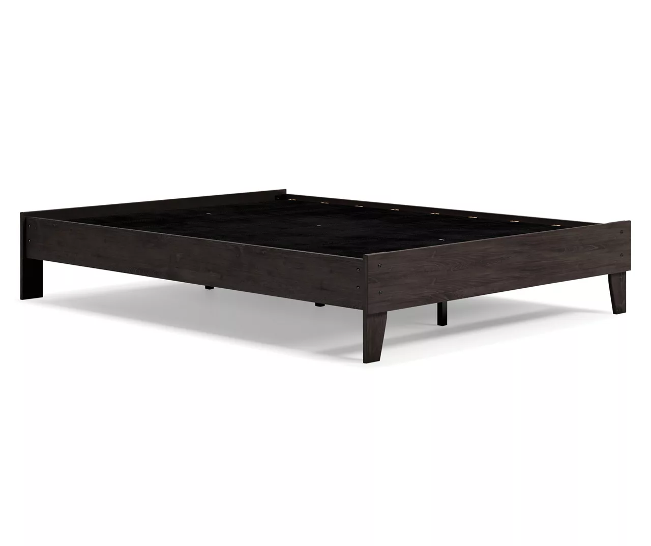 Piperton Black Queen Platform Bed Base 5 Piperton Black Queen Platform Bed Base - Image 5
