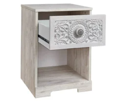 Paxberry Whitewash Nightstand -Furniture Haven Shop 810591797 3