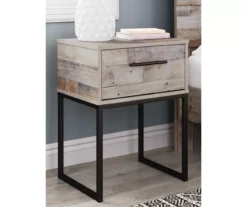 Neilsville Whitewash Nightstand -Furniture Haven Shop 810591828 7 1