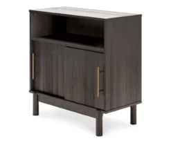 Brymont Dark Gray Sliding Door Accent Cabinet -Furniture Haven Shop 810591843 1