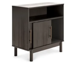 Brymont Dark Gray Sliding Door Accent Cabinet -Furniture Haven Shop 810591843 2