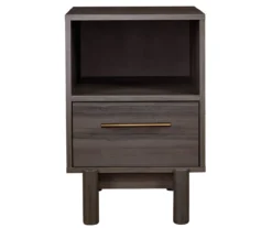 Brymont Dark Gray Nightstand -Furniture Haven Shop 810591848 2