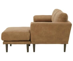 Signature Design By Ashley Arroyo Faux Leather Sofa Chaise -Furniture Haven Shop 810594574 7