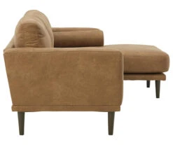 Signature Design By Ashley Arroyo Faux Leather Sofa Chaise -Furniture Haven Shop 810594574 8
