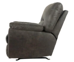 Tambo Pewter Faux Leather Rocker Recliner -Furniture Haven Shop 810594596 10